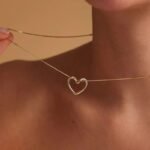 shaheeba sparkling necklace with pearl earrings