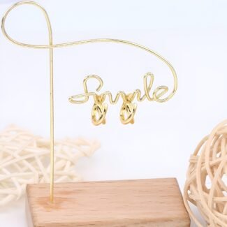 SHAHEEBA Classic Gold Hoop Earrings